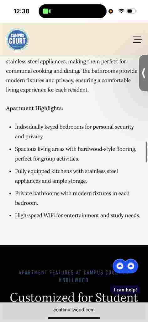 1 room for rent in 4 bed apartment
