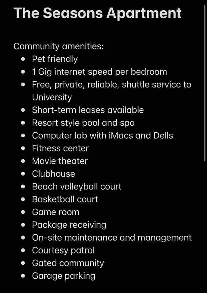 The Seasons Apartments