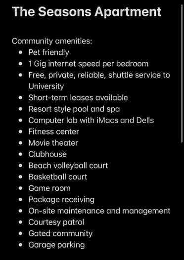 The Seasons Apartments
