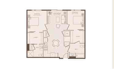 Private room and bathroom