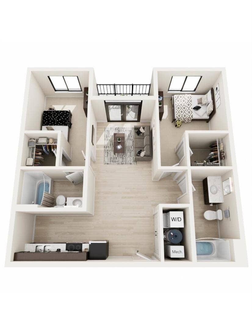 On campus! Private bedroom and Bath