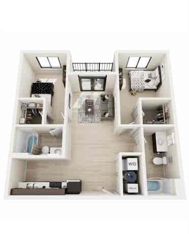 On campus! Private bedroom and Bath