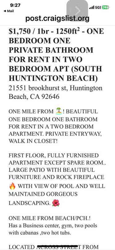 One Private room & bathroom H.B 🤩