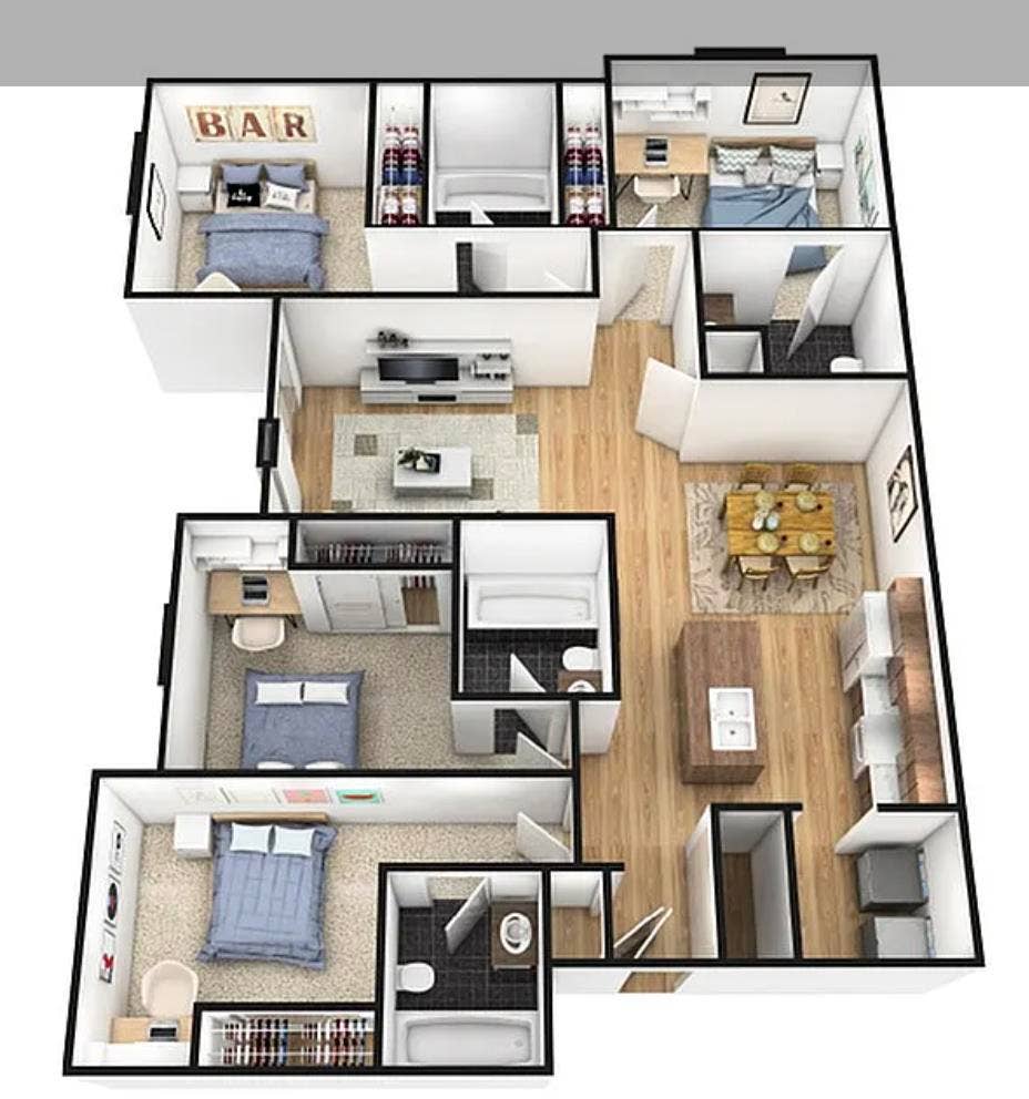 PRIVATE ROOM AVAILABLE IN LOW PRICE