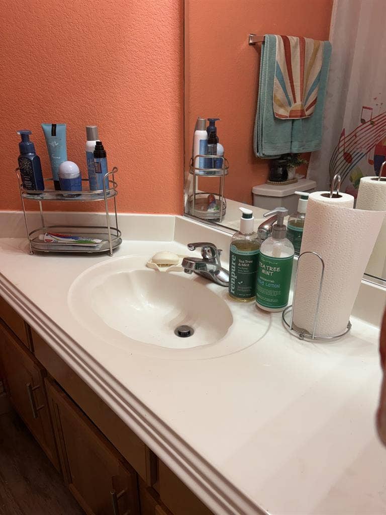 One bedroom with a private bath
