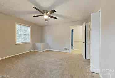 Master bedroom & private bathroom
