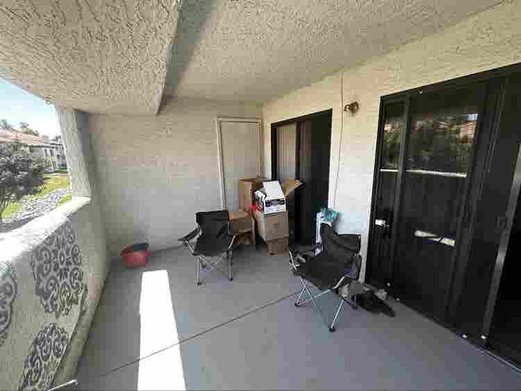 Private room with balcony