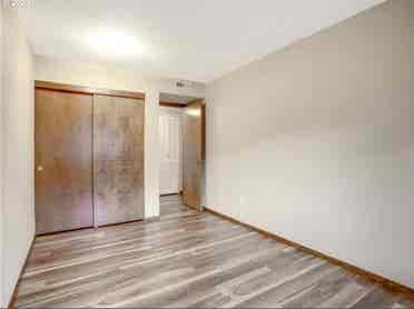 Furnished w/ bed. Closet + Laundry!