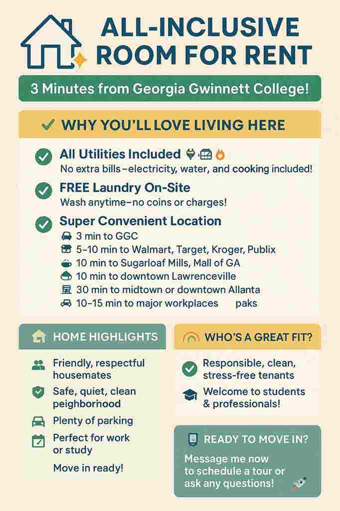All-Inclusive Room for Rent