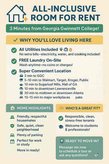 All-Inclusive Room for Rent