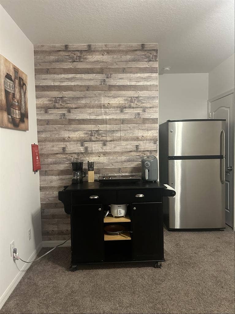 Studio private bathroom & entrance