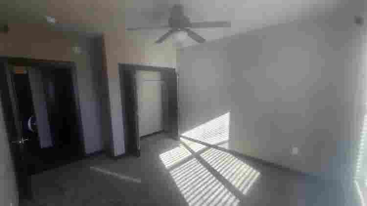 Bedroom and bathroom