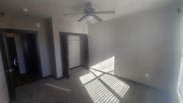 Bedroom and bathroom