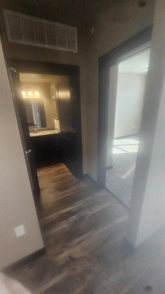 Bedroom and bathroom