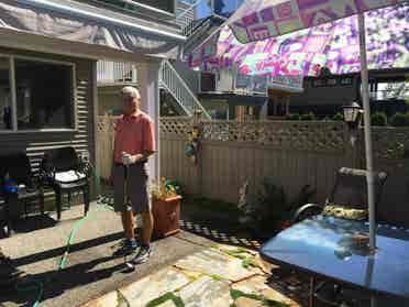 Two bedroom garden suite available