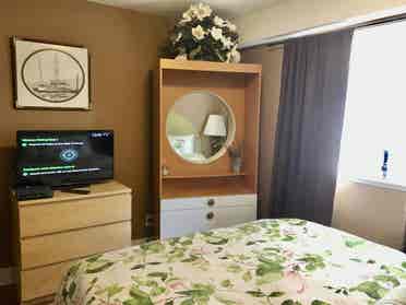 Two bedroom garden suite available