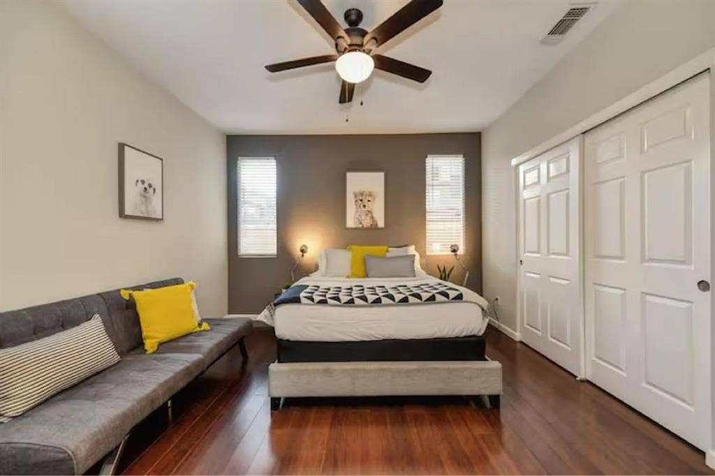 Furnished Master bedroom in Natomas