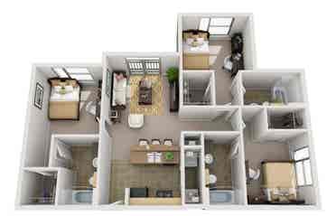 Baths - Apartment