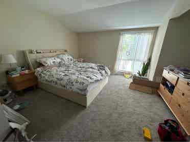 Master bedroom and prvt bath