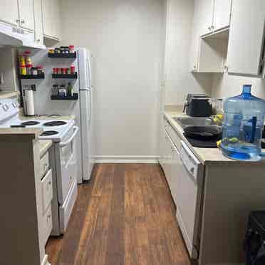Private room, own bathroom,