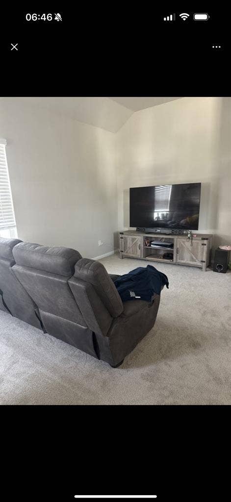 Upstairs living area