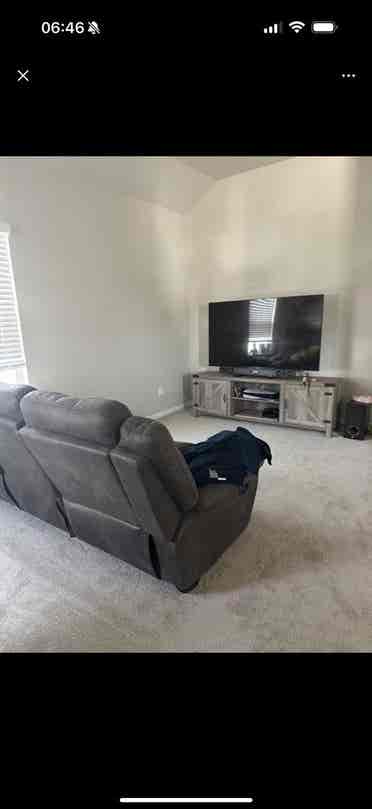 Upstairs living area