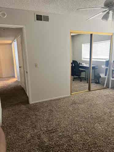 Room with restroom