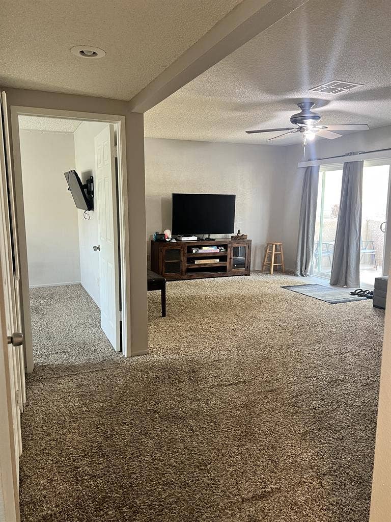 Room with restroom