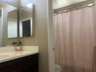 1 bedroom with private bathroom