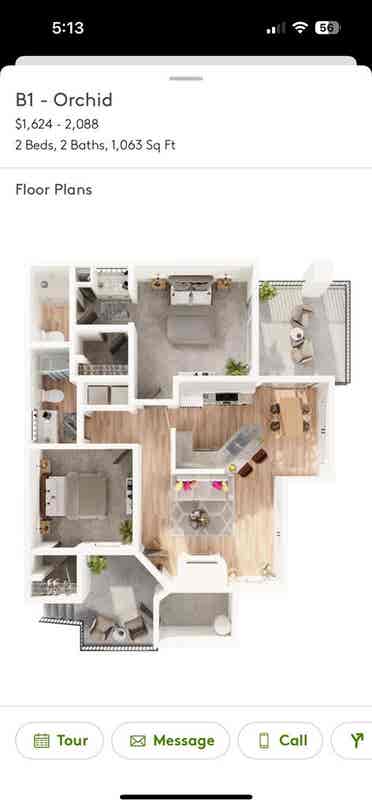 Private room and bathroom