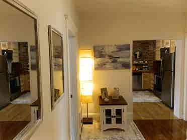 room w/ private porch and utilities