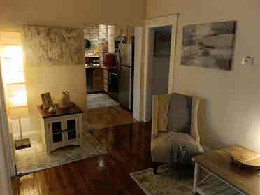 room w/ private porch and utilities