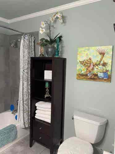 Private Bath with Living Area