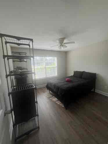 One bedroom: shared space