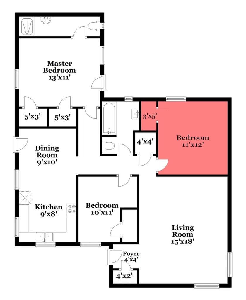 unfurnished room in central phoenix