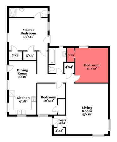 unfurnished room in central phoenix