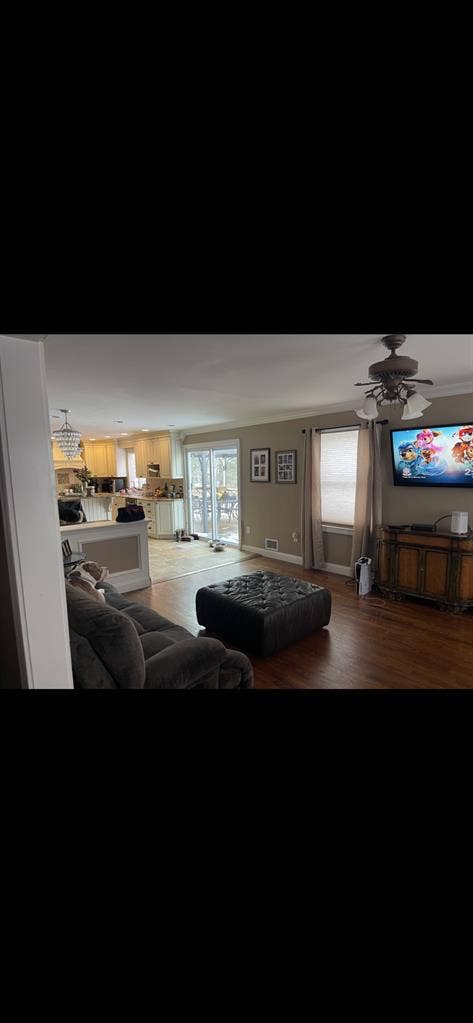 Large room in private house.