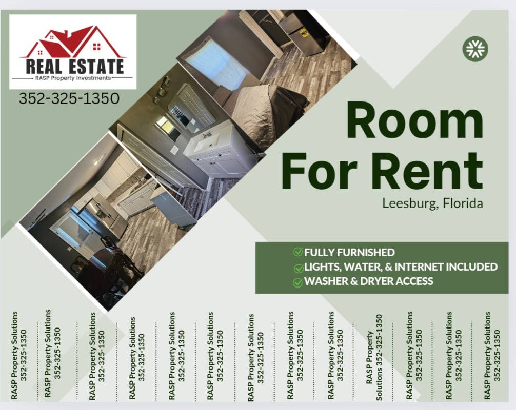 Room for Rent $ - Full Size Bed