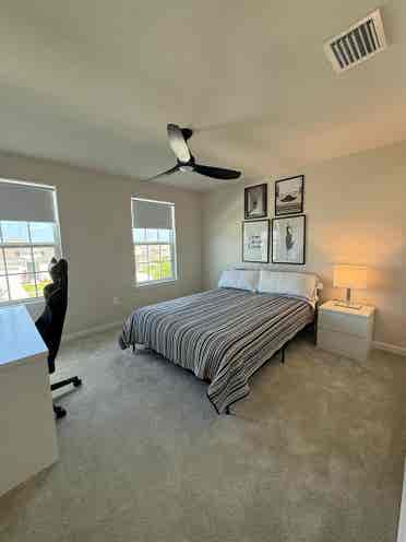Room for rent in a brand new house.