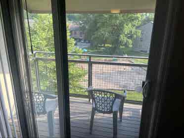 Gazebo Apts bedroom and shared bath