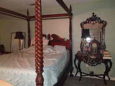 Master bedroom with In-suite bath