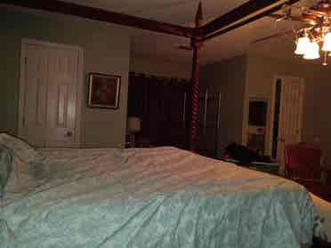 Master bedroom with In-suite bath