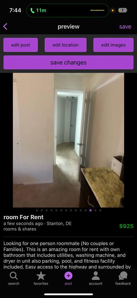 Room for RENT/With Private bathroom