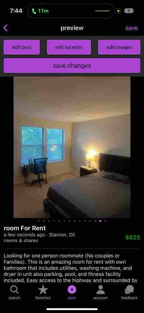 Room for RENT