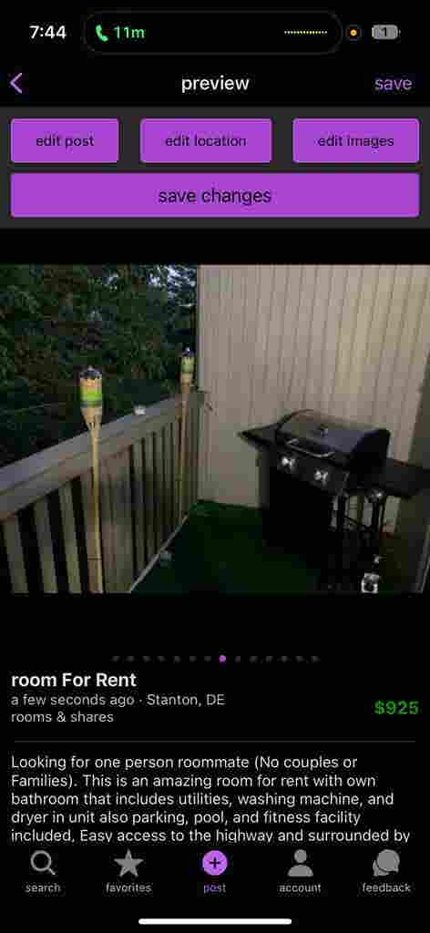 Room for RENT