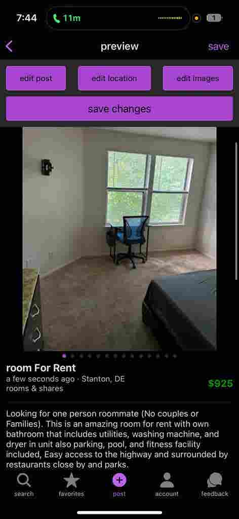 Room for RENT