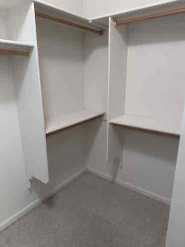 Private bathroom and walk-in closet