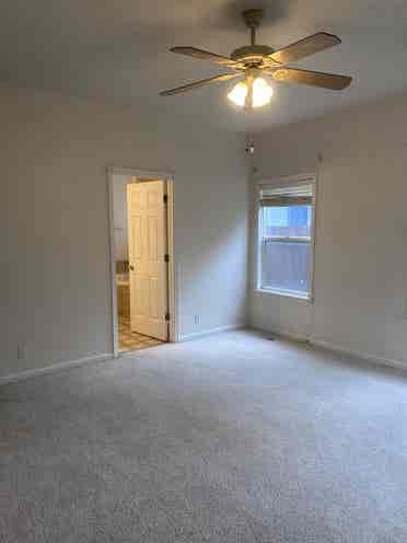 Private bathroom and walk-in closet