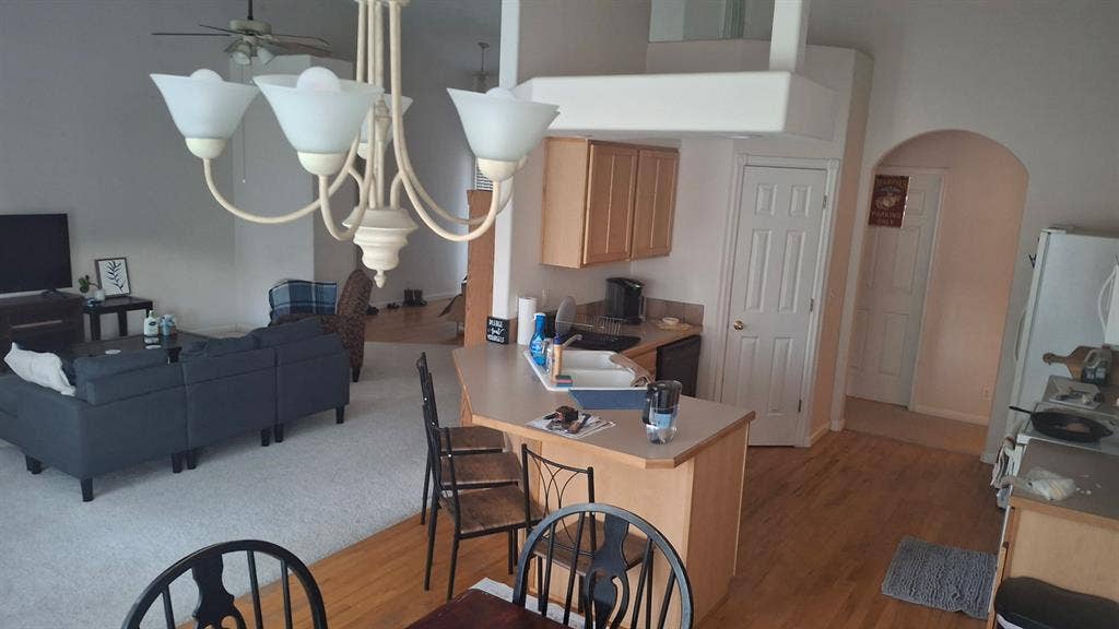 Private bathroom and walk-in closet