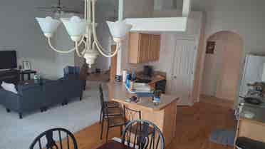 Private bathroom and walk-in closet